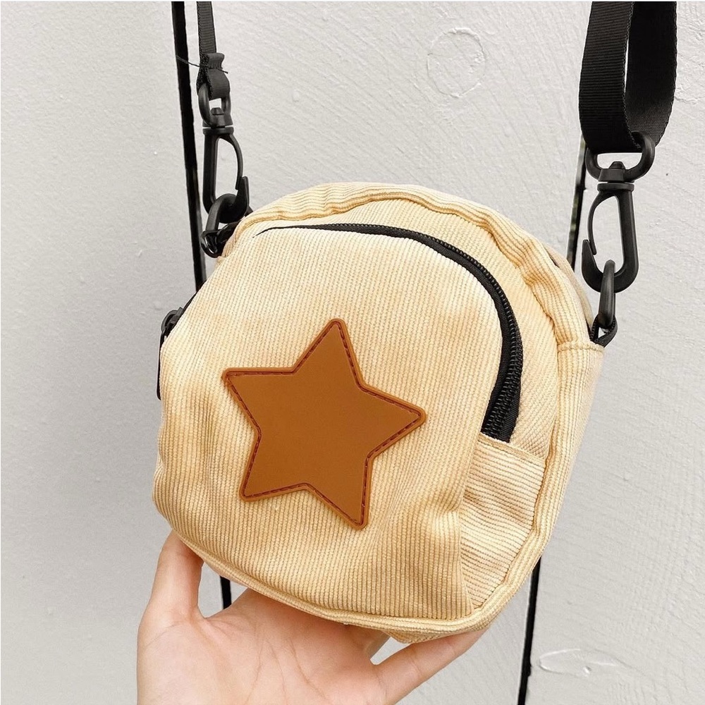 Corduroy justpeachyy side bag animal crossing bell bag